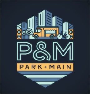 Logo featuring crossed hammer and wrench with culinary construction text.